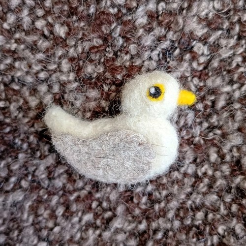 Unique seagull brooch - seagull,