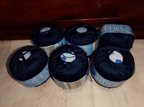 6x50g very dark blue - very, crochet