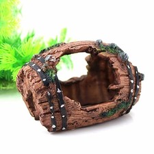 Resin aquarium barrel - resin, cave