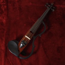 Yamaha SV-110 Electric Silent Violin Brown Body only JANK From Japan