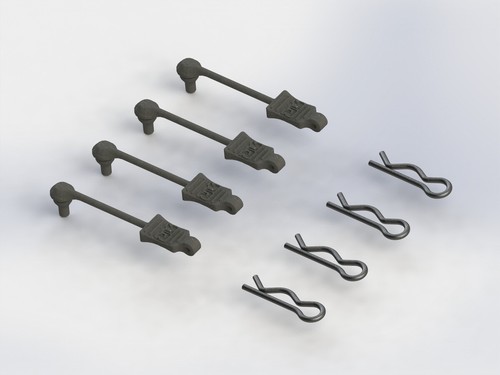 Arrma body clip retainer 8 - arrma body, 1/8