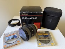Sigma 10-20mm f/4-5.6 EX DC
