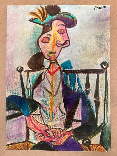 Pablo picasso mixed - picasso, (handmade)