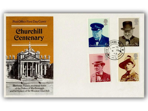 1974 churchill fdc house - fdc, of