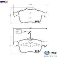 BRAKE PAD SET DISC BRAKE 8DB