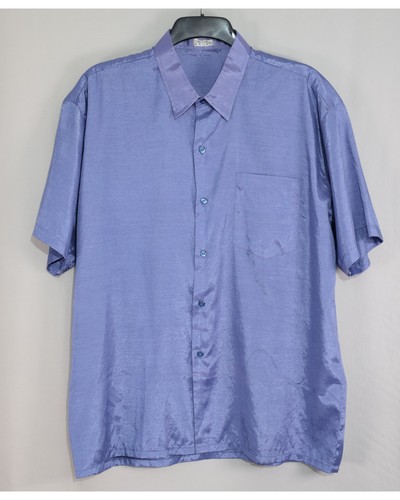 Mens thai silk short - silk, sleeve