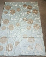  Chrysanthemum Design Faux Silk Fabric In Blue 