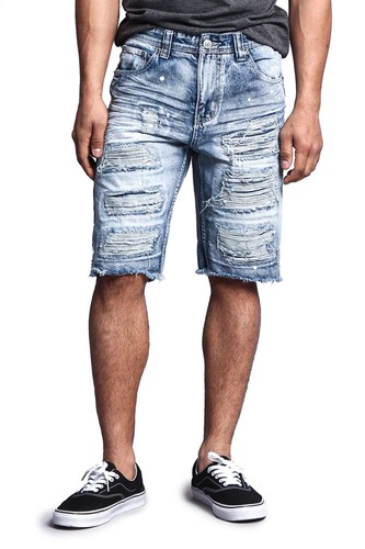 Men distressed rip - rip, colored