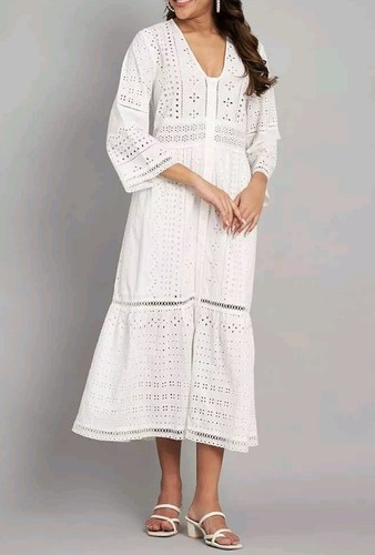 Zara oyster white broderie - zara,