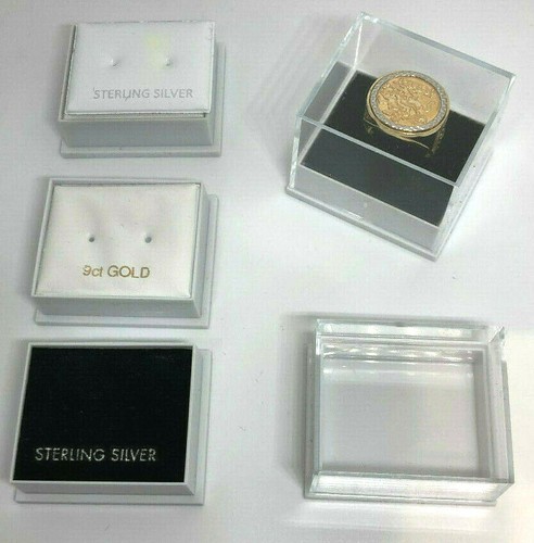 Earring stud boxes - earring, lid