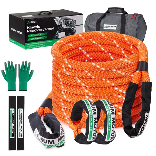 Kinetic recovery rope tow - recovery,