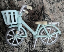 Vintage Sylvanian Families Figures Doctors Blue Bike Bicycle