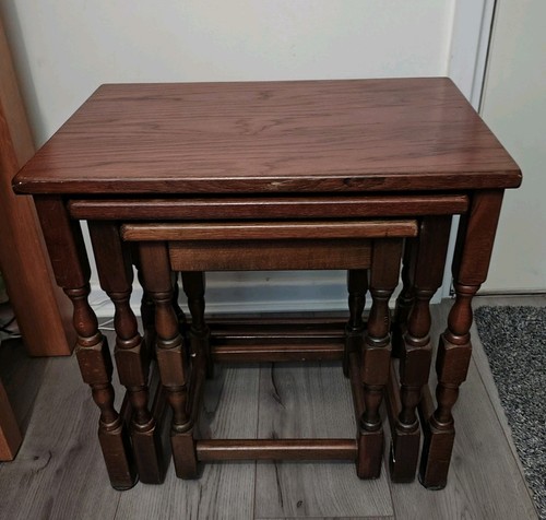 Oak nest three tables - oak, of