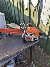 Stihl MS 171 Chainsaw working