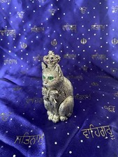 Cat Silver Pin Cushion With