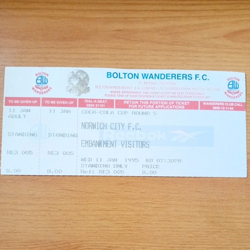 Full ticket 1994 1995 coca - ticket, :1994/1995