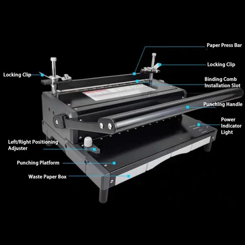 Punching and binding machine - punching,