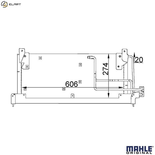 Condenser air conditioning - condenser,