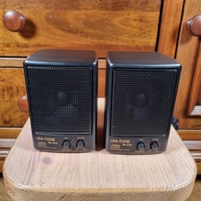 Uni-Tone Speakers SB-668 Compact Disc Speaker System 3.5mm Jack Battery Operated