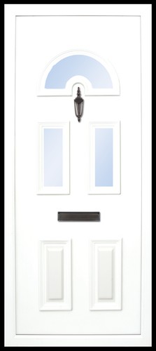 White upvc full door panel - upvc,