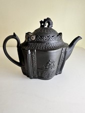 RARE Antique Black Basalt