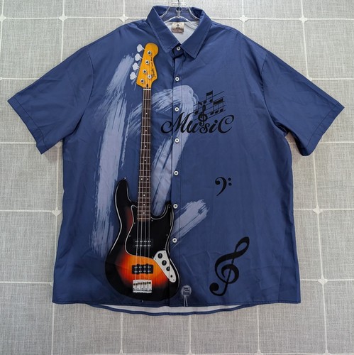 Aloha music guitar shirt mens - music,