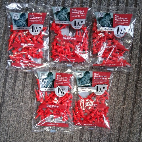 Red graduated plastic golf - graduated,
