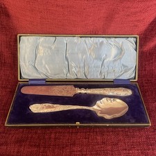 Antique English Cased Silver