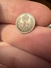 Nice 1903 Maundy Penny Edward VII Silver coin