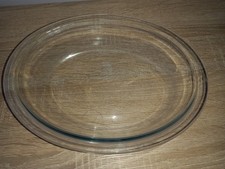 Large Pyrex Clear Glass Oval