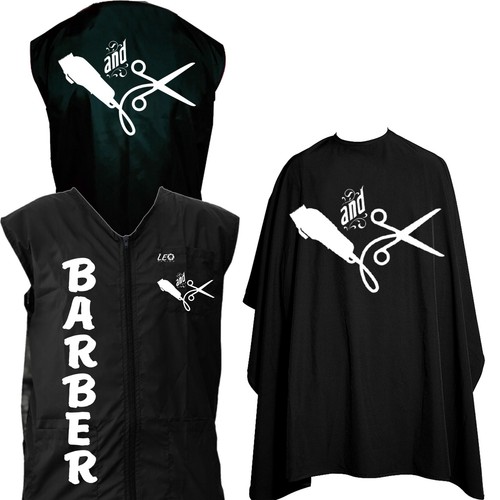 Custom barber vest uniform - custom,