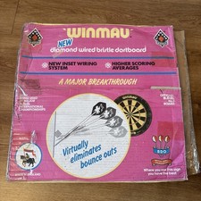 Winmau Dartboard Diamond Wired Bristle Board Official British Darts Organisation