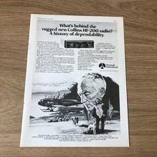 SAIR45 MAGAZINE ADVERT 11X8 THE NEW COLLINS HF-200 RADIO