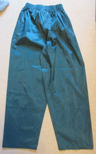 Wynnster Petrol Green Waterproof Rainwear Over Trousers, Size L