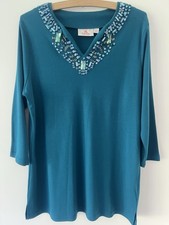 Quacker Factory Women's Teal