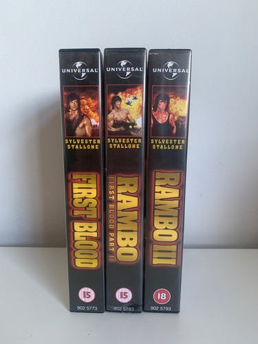 Rambo trilogy vhs - rambo,