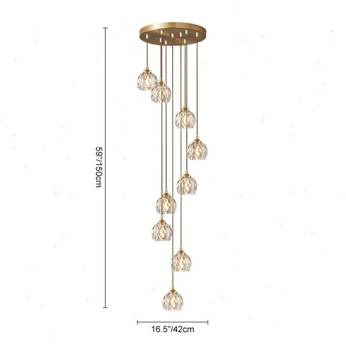 Modern crystal globe - crystal,