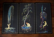 3 X MARYGOLD ART NOUVEAU PRINTS TITLED, NARCISSUS, TWILIGHT AND SUMMER DREAM