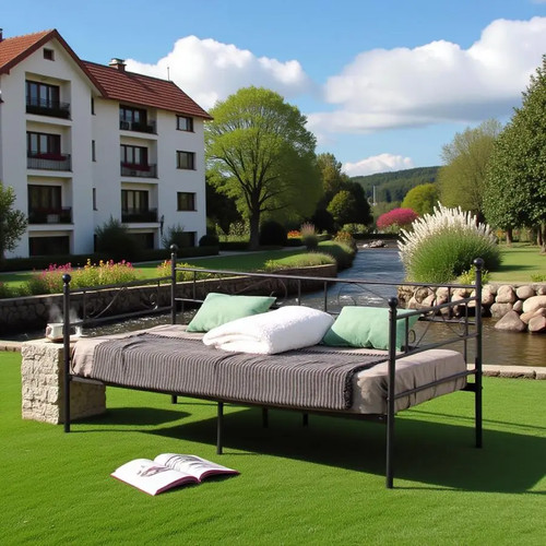 Metal day bed - frame, sofa