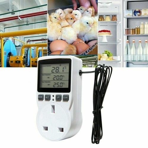 Digital plug thermostat - plug,
