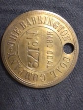 Pre-47 Babbington Coal Company(Cinder hill) "Hard Coal" Colliery Check 179.