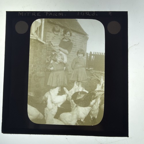 Antique magic lantern slide - magic,