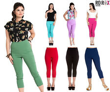 1950's High Waisted Capri