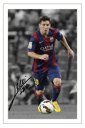 Lionel messi signed autograph - messi,