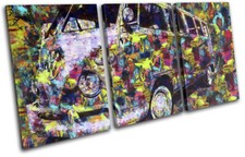 Vintage Retro Paint VW Camper