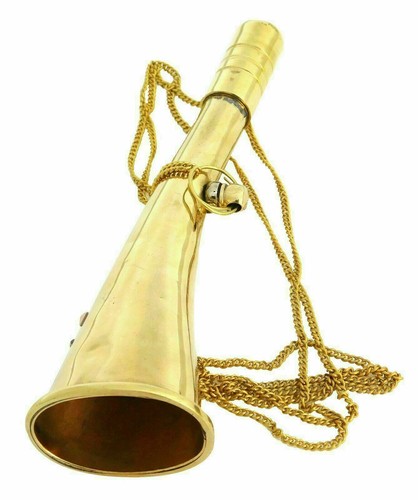 Whistle horn brass nautical - whistle,