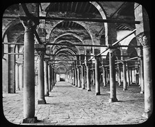 Magic Lantern Slide MOSQUE OF SULTAN AMER OLD CAIRO C1890 PHOTO EGYPT