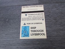 Port of Liverpool Mersey Docks & Harbour Board Bryant & May Matchbook Match Book