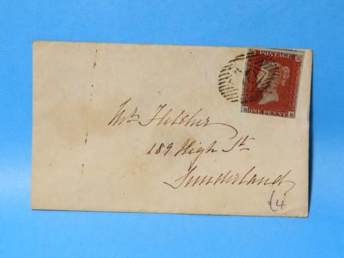 1845 victorian penny red - 1845,