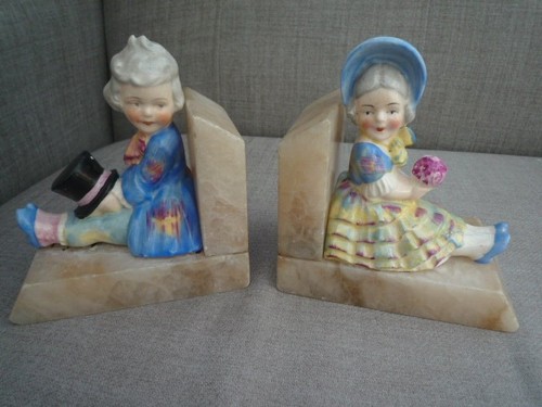Vintage bookends china - bookends,
